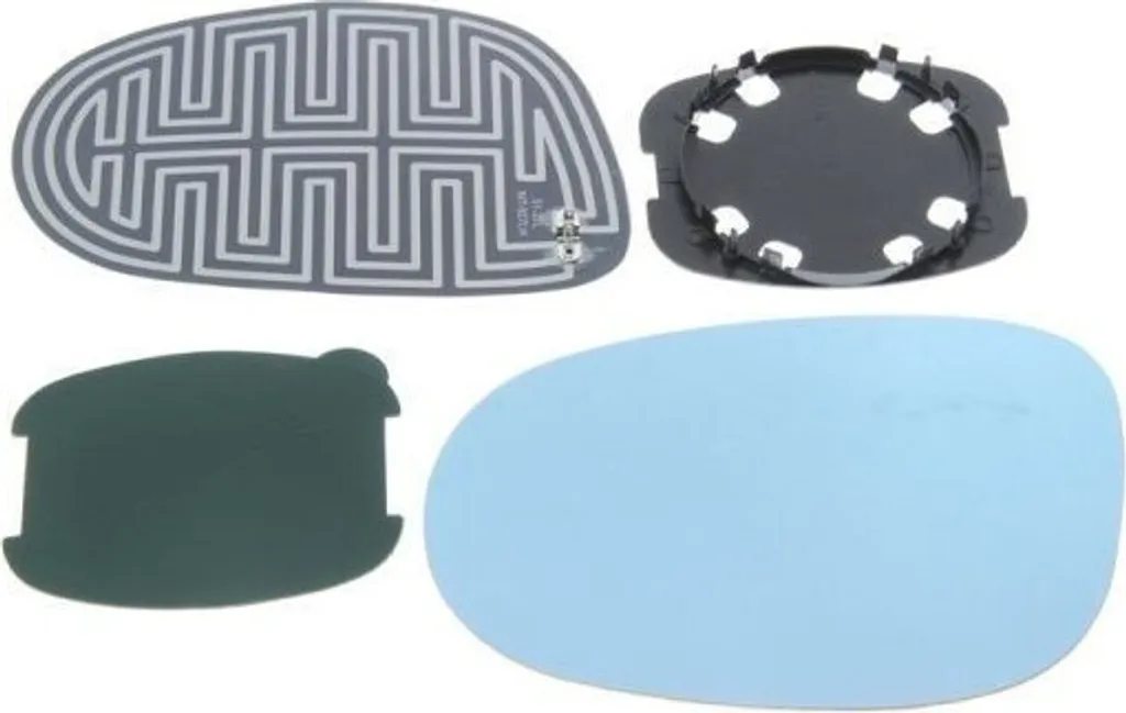 Glace de rétroviseur asphérique gauche BLIC compatible Fiat Bravo