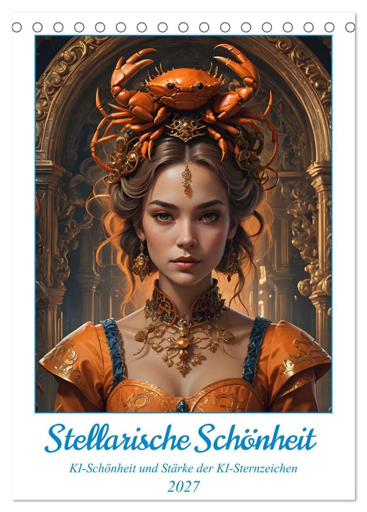 Stellarische Schönheit (Tischkalender 2027 DIN A5 hoch), CALVENDO Monatskalender