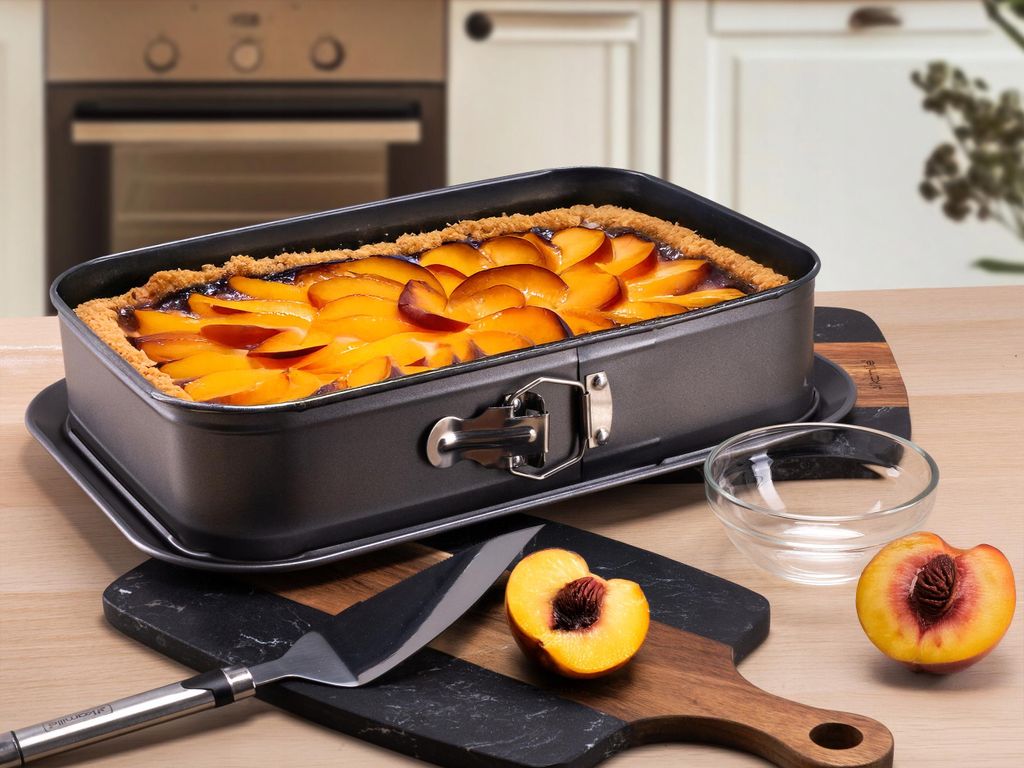 Backform für Kuchen und Torten, Springform mit Kamillenmuster
