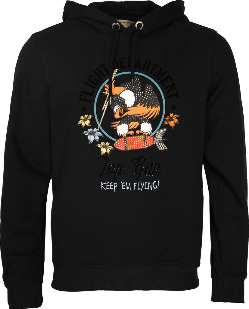 Top Gun Hoodie TG22027 Herren black 3XL