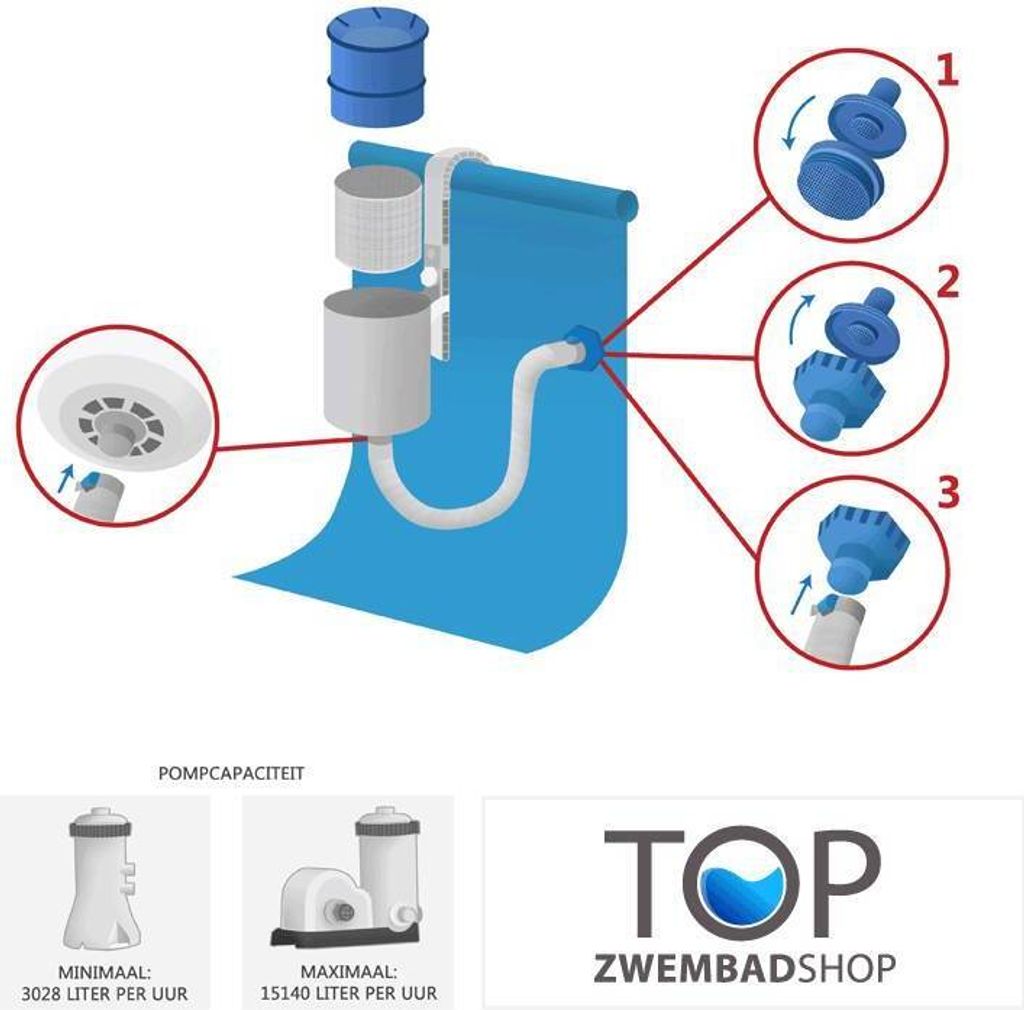 INTEX 28000 - Skimmer powierzchniowy - Deluxe Zdjęcie produktu 41
