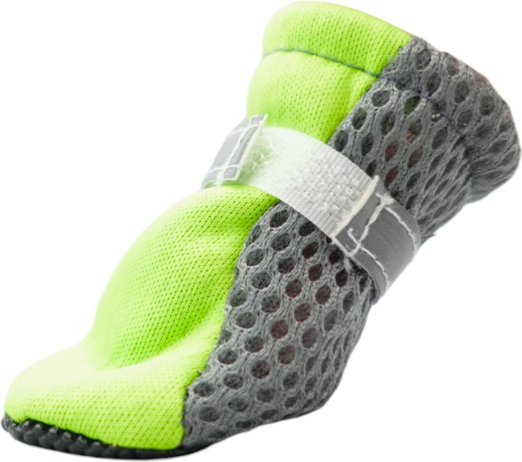 Hundeschuhe atmungsaktive Schutzschuhe für Hunde (4er-Set) Grün L