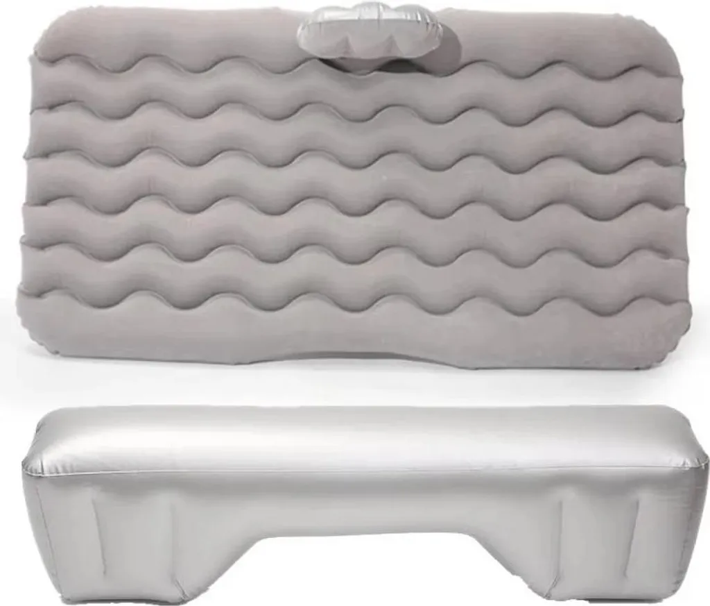 Lit gonflable voiture pour siège arrière avec oreiller voyage camping