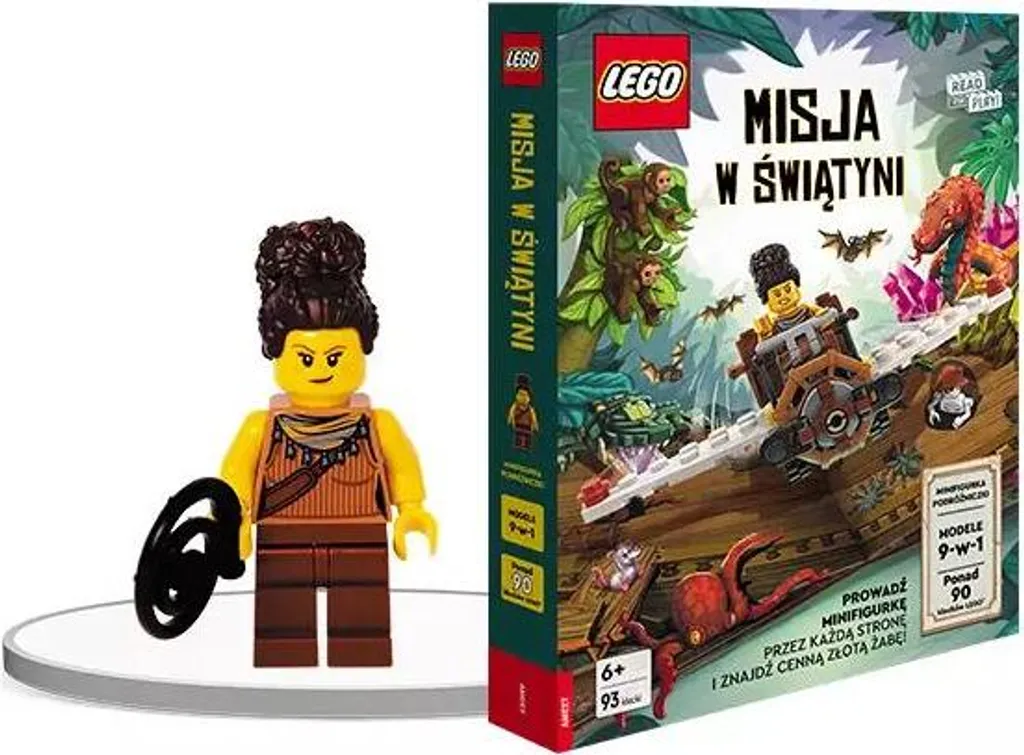 Livre de jeux LEGO Misja w świątyni avec minifigurine à construire soi