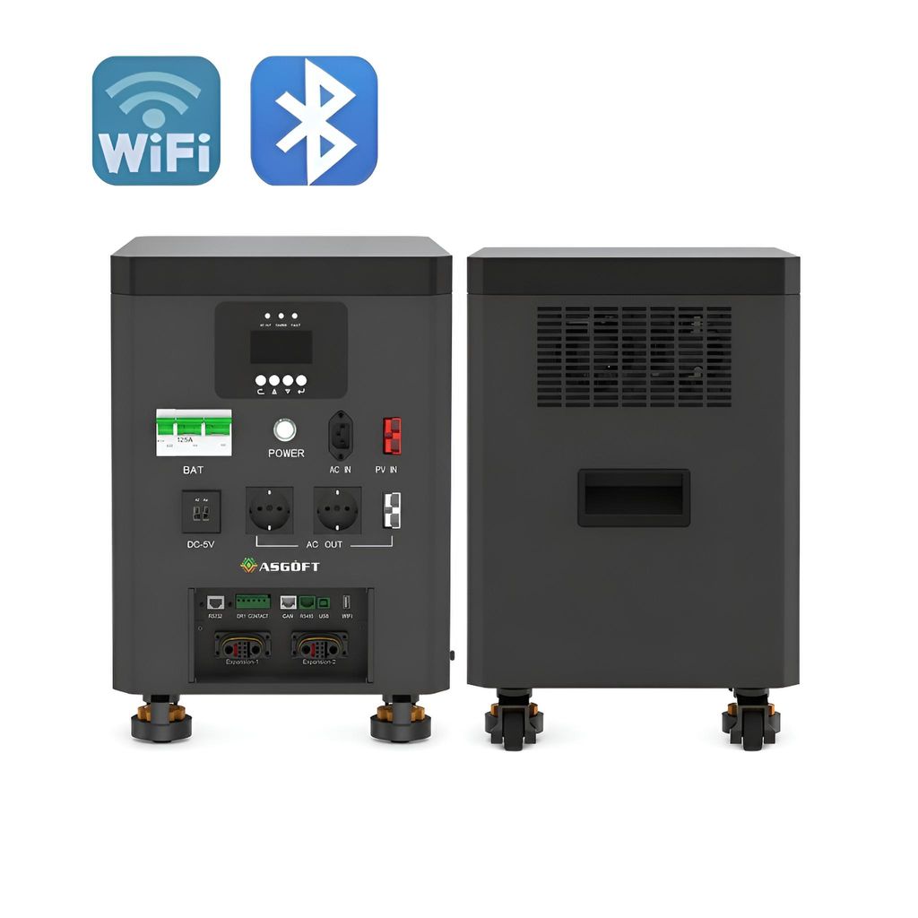 48V Off-Grid All In One System 6,2kW Wechselrichter Speicher Akku 6,6 kWh LiFePO4