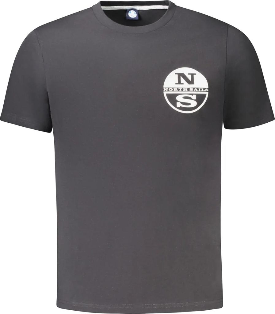 North Sails Herren KURZARM-T-SHIRT Schwarz 996024000_NE0999 : Größe - XL Größe: XL