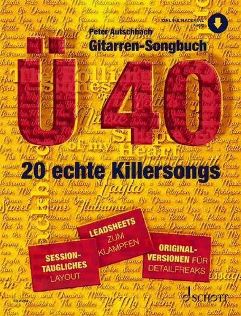 Songbuch Guitare Ü40 : Finissez-en avec les partitions illisibles et dures