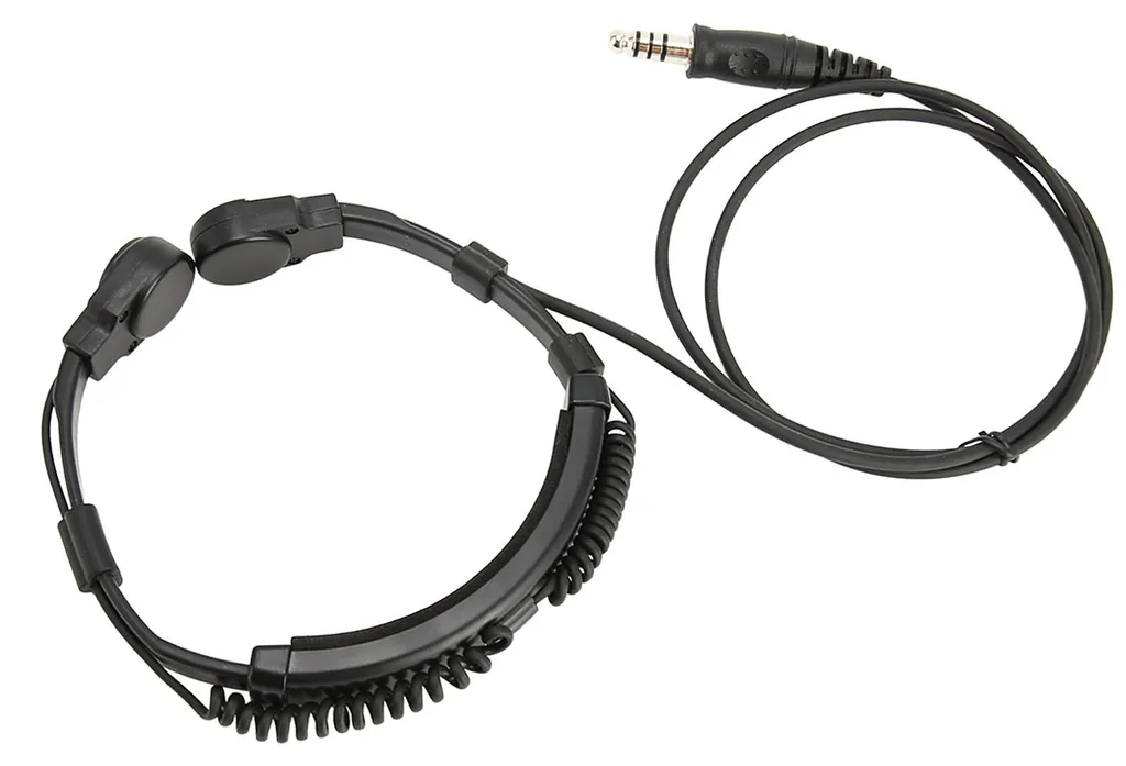Casque de Gorge avec Micro Laryngophone et Oreillette Radio Baofeng - 5
