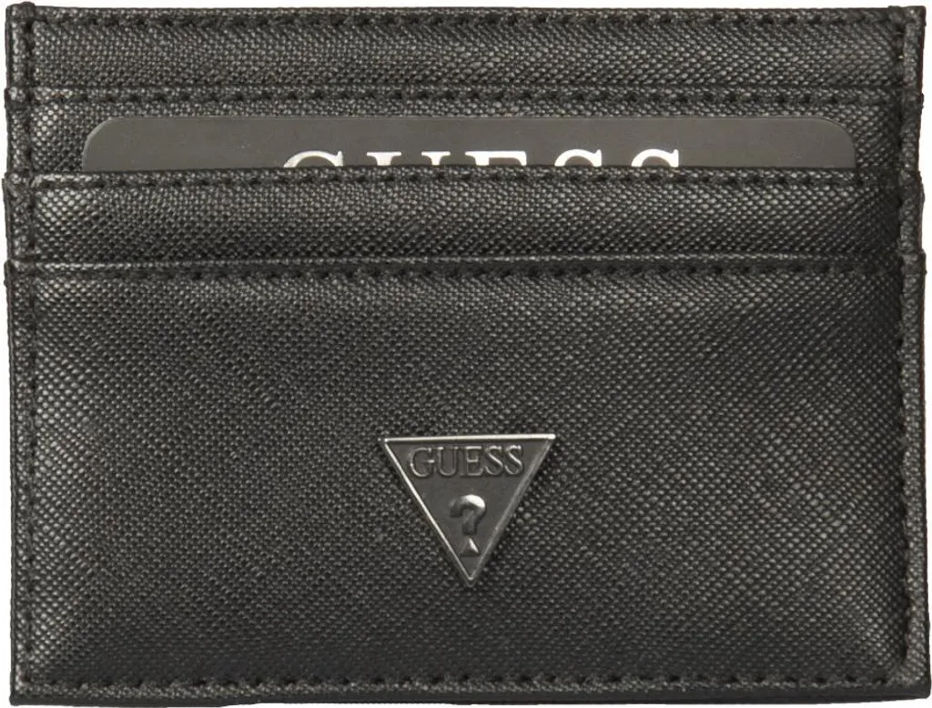 Porte-cartes Anti-encombrement GUESS Finnegan Homme Étui Plat et Léger