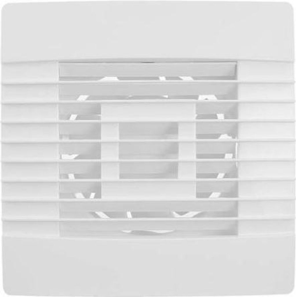 Wandventilator mit Raster, 100 mm, Zeitschaltuhr 0918