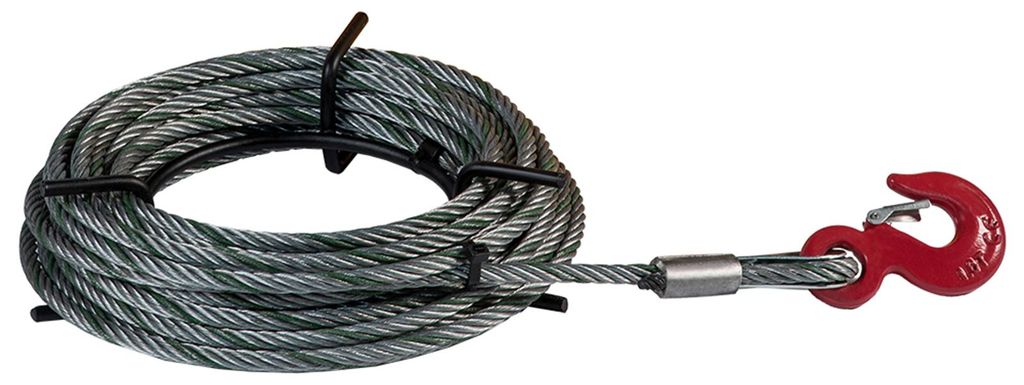 Delta DELTAFOR 20 Meter Stahlkabel für Drahtseilzug 1,6 t