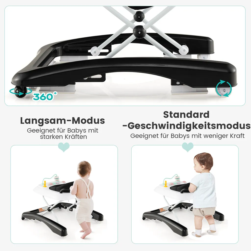 Trotteur Bébé Gain de Place Pliable : La Solution pour Petits Espaces - 5