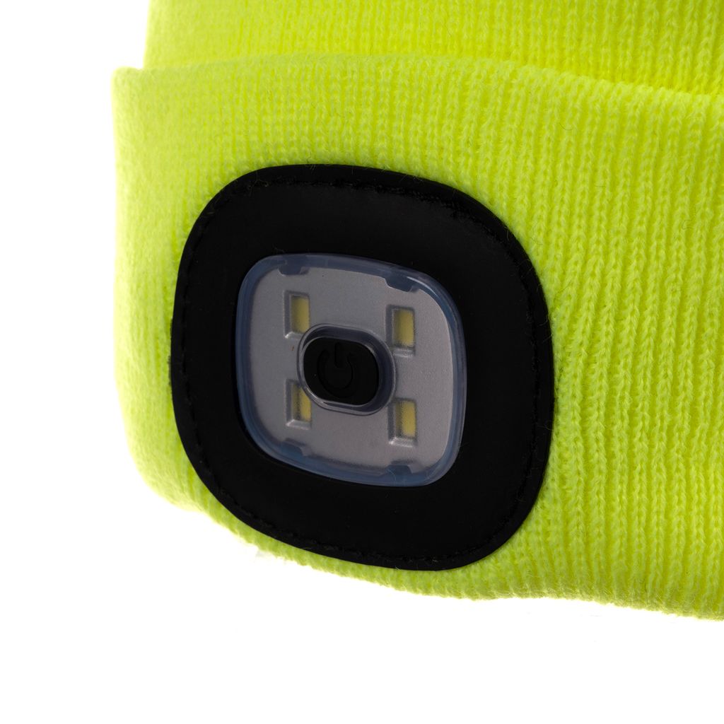 Wintermütze mit Taschenlampe - gelb Trizand 22664 Produktbild 5