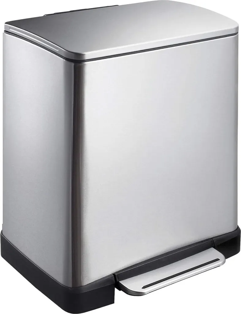 Pedaalemmer 20L en acier inoxydable anti-traces avec système Soft-Close