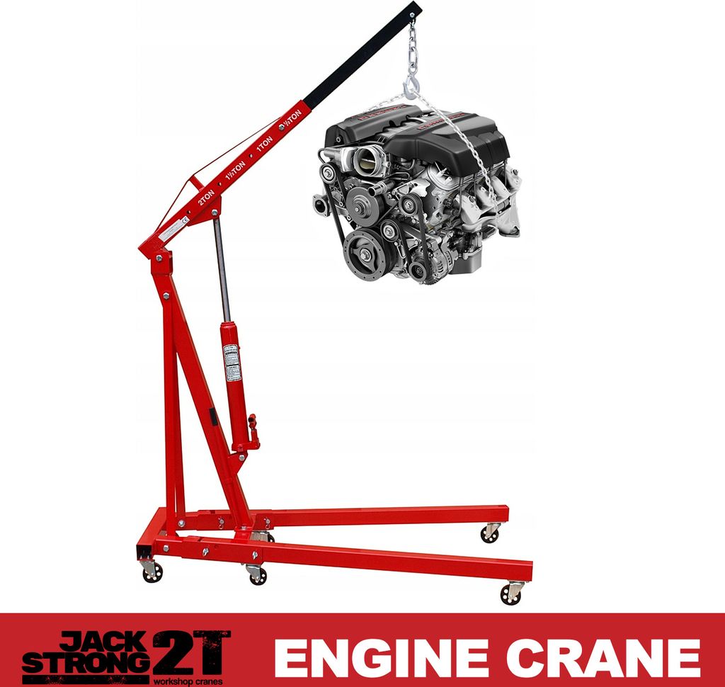 Werkstattkran Motorheber 2T Kran Motor Werkstatt Motorkran 2000 kg Jack Strong