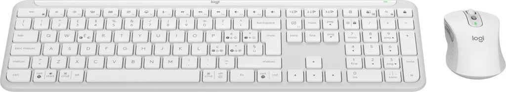 Logitech Signature Slim Combo MK950 - Ensemble Clavier et Souris Blanc
