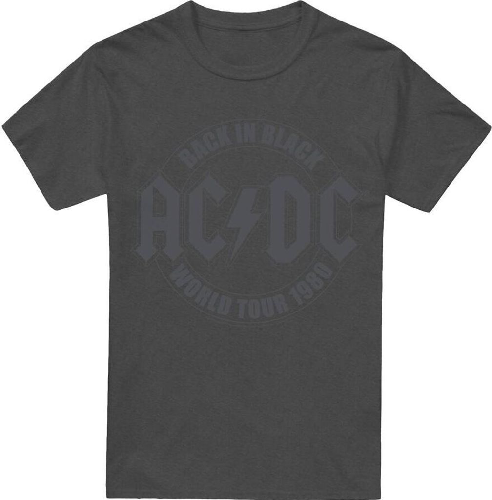 AC/DC - "Tour" T-Shirt für Herren/Damen Uni TV17441 (XL) (Holzkohle)