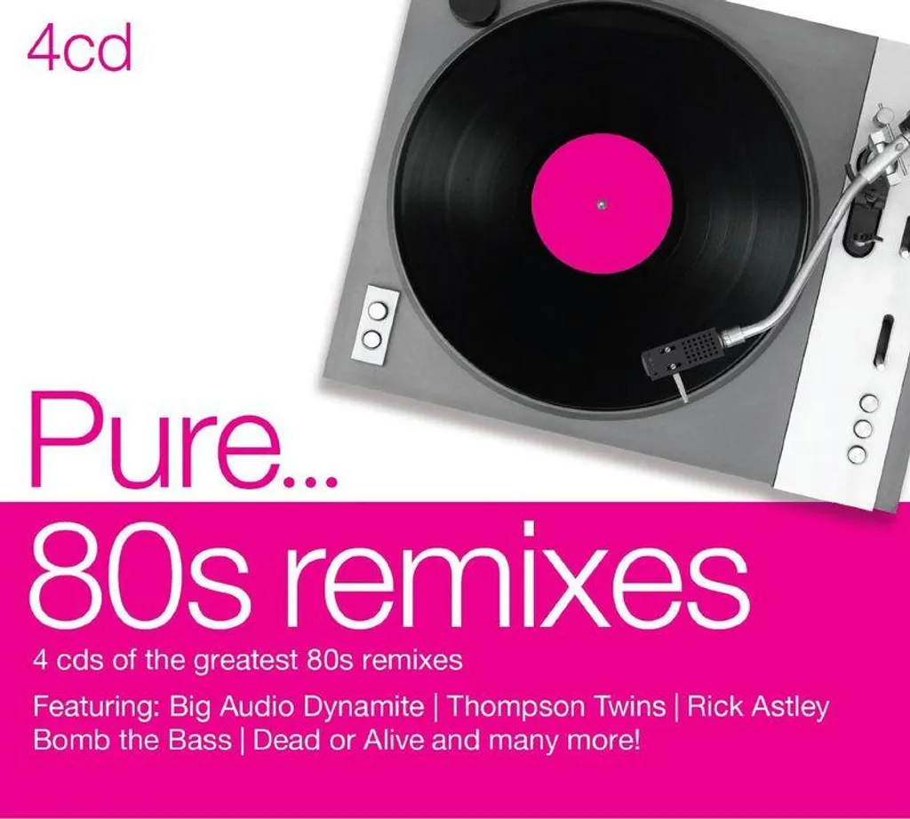 Disque CD Pure 80s Remixes pour animer vos soirées thématiques rétro