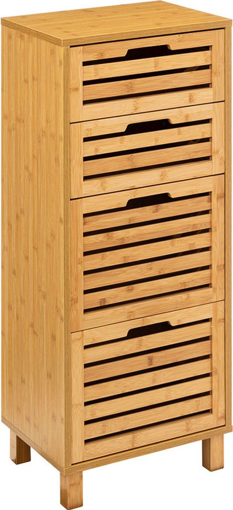 Eazy Living Badezimmerschrank 4 Schubladen Margot Bambus