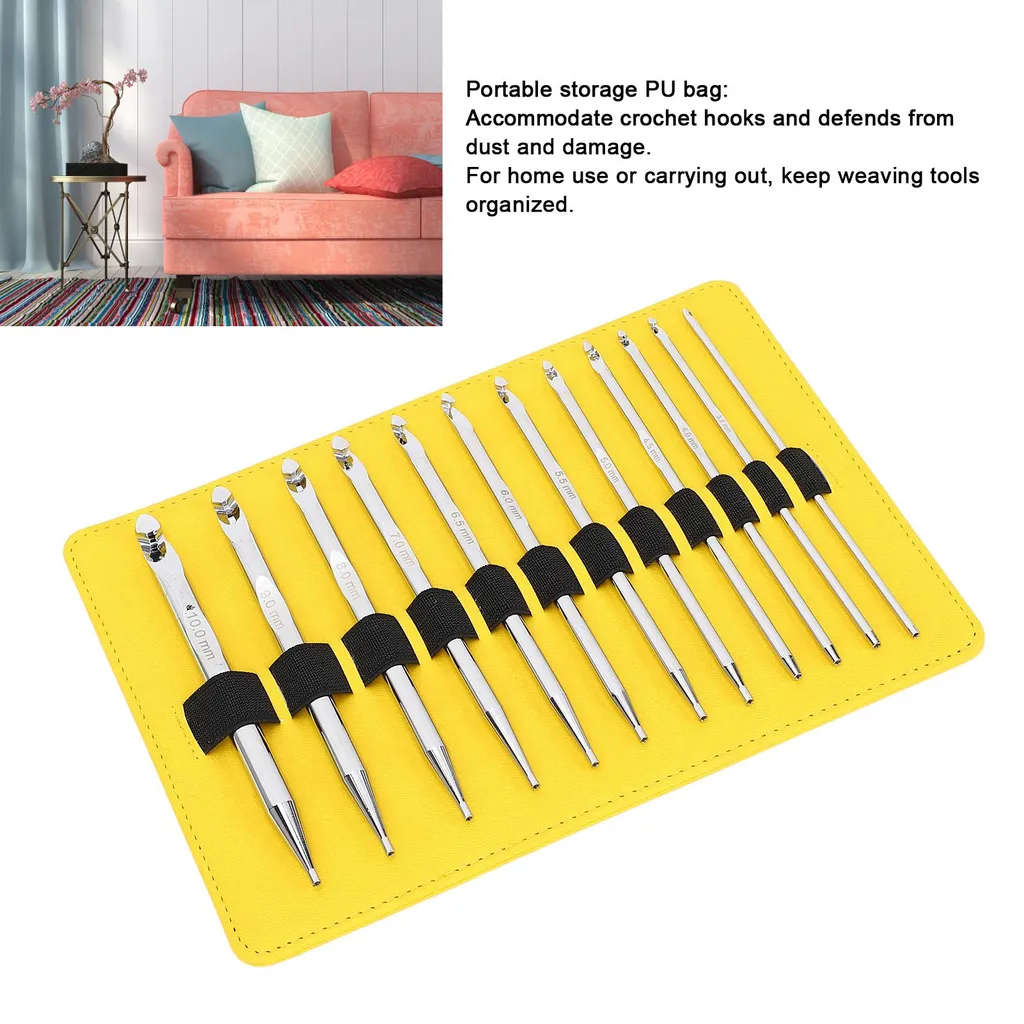 Kit Aiguilles Circulaires Interchangeables - 12 Tailles de 3mm à 10mm - 17