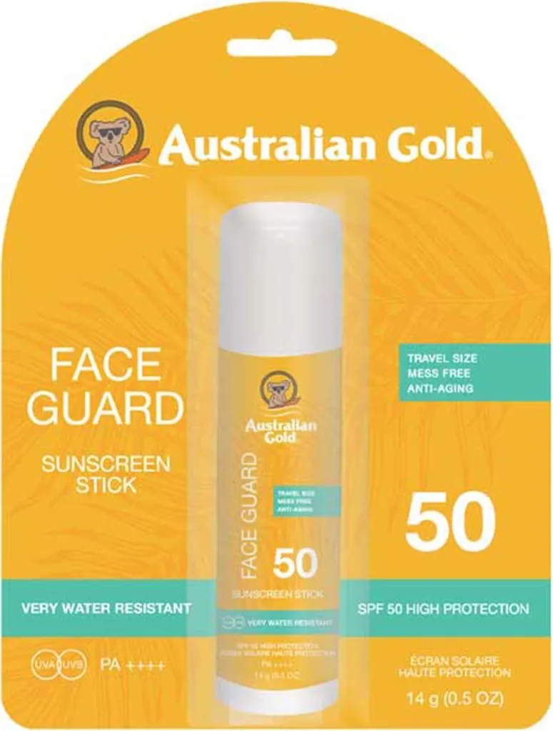 Australian Gold Face Guard Stick SPF 50 - 14g per Pelli Sensibili