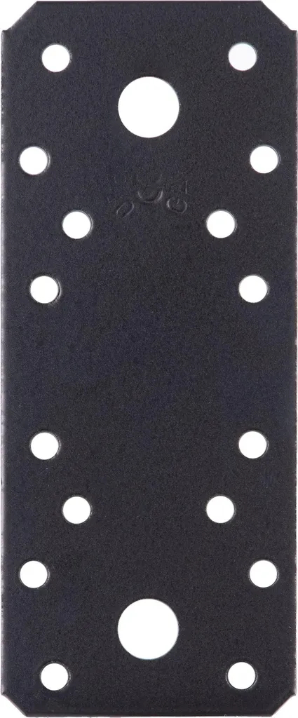 Plaque de raccordement droite blanche 180x40 mm Alberts - Set de 50