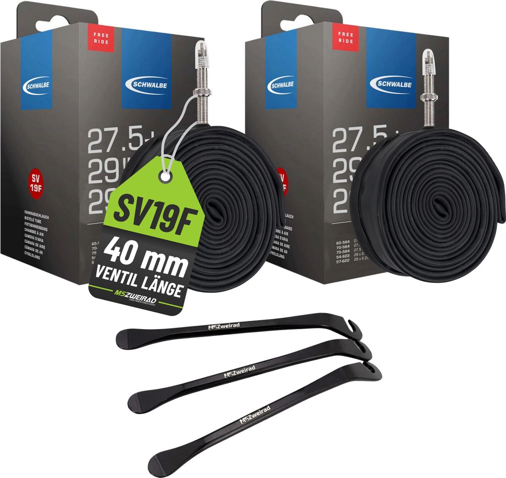 2X Schwalbe SV 19F Chambre à Air 40 Mm Pour 29" (54/75-622) Freeride - Foto 9