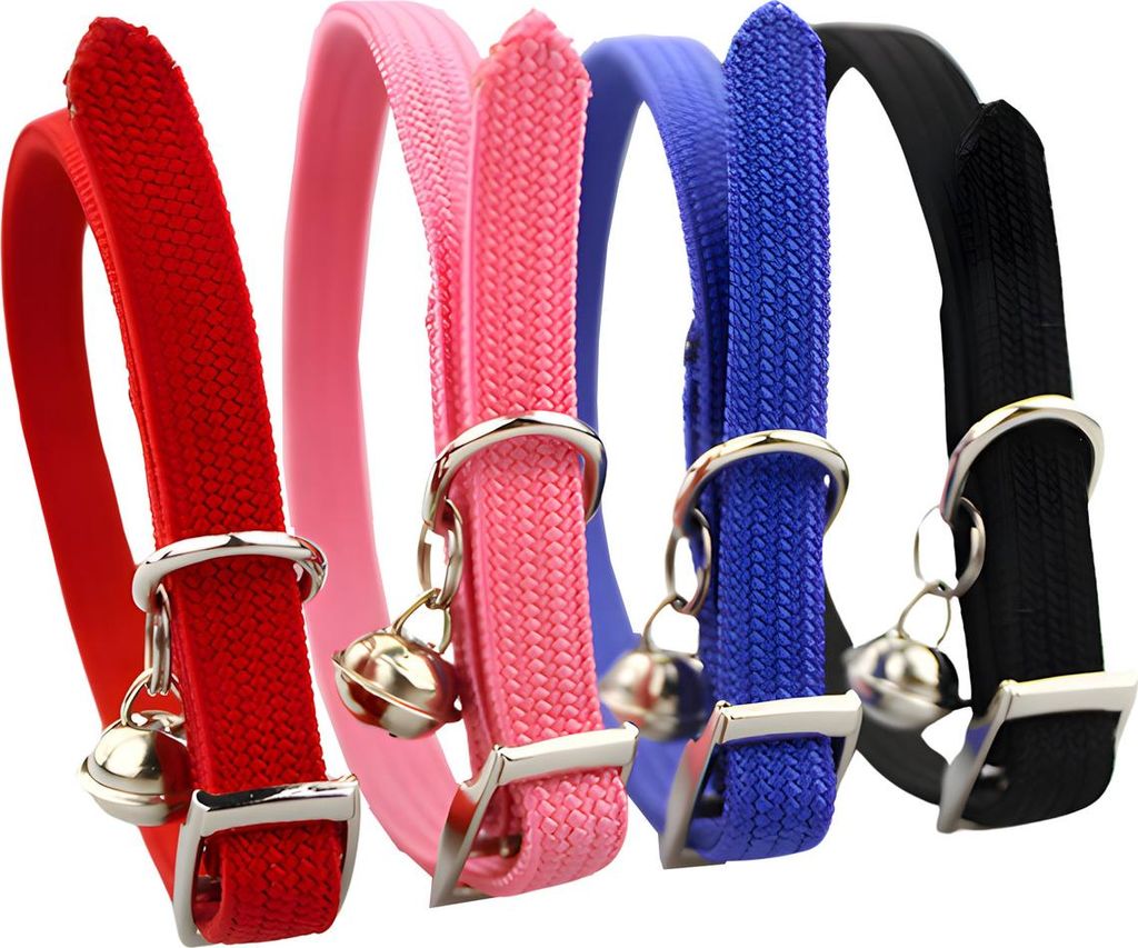 Pettimania Katzenhalsband Nylon mit Glöckchen und Schließe Produktbild 