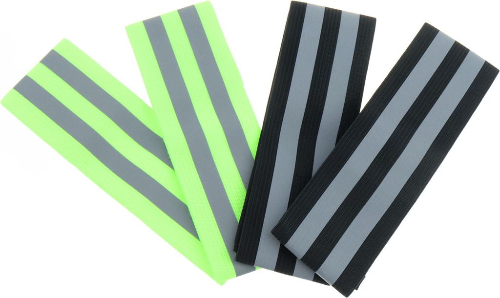 Sicherheits-Reflektor Anhänger mit Ketten, Erwachsene Kinder Reflektor Anhänger, reflektierende Bänder für Outdoor Jogging