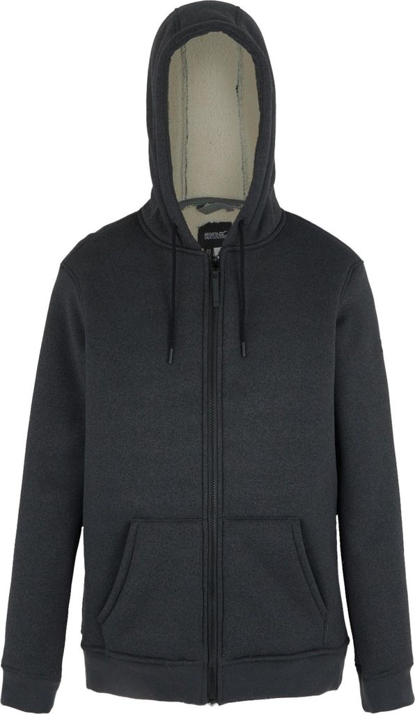 Regatta - "Naddle" Hoodie mit durchgehendem Reißverschluss für Herren, Fleece RG12321 (L) (Schwarz)