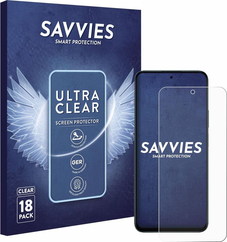 18x Für Honor 400 Smart Schutzfolie Savvies Displayschutz Display Schutz Folie Klar Transparent