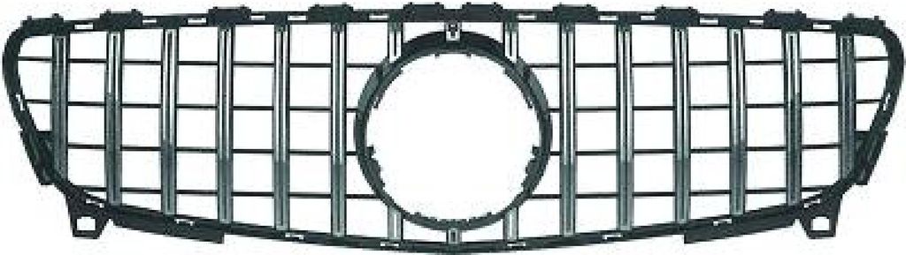 DIEDERICHS 1682541 Kühlergrill Frontgrill passend für MERCEDES-BENZ A-Klasse (W176) Chrom/Schwarz