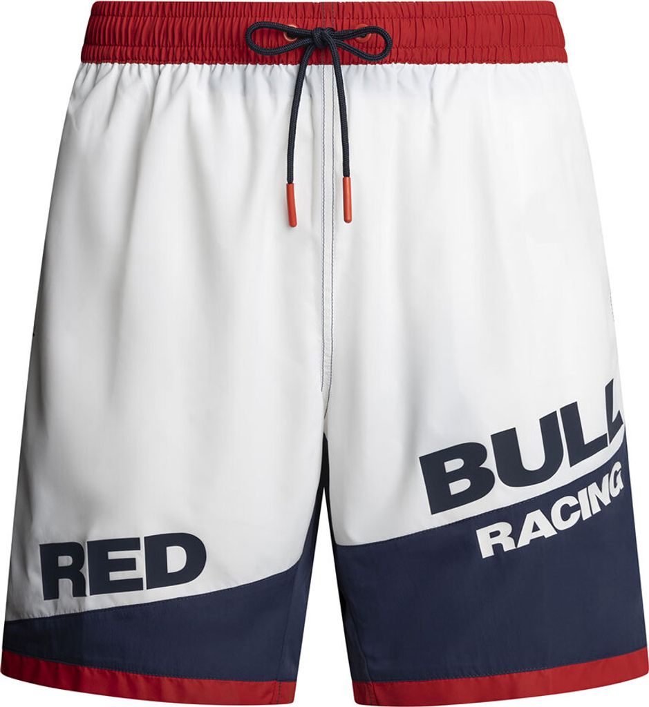 Red Bull Racing Block Surfer Badehose Boxer Weiß S Mann Weiß S
