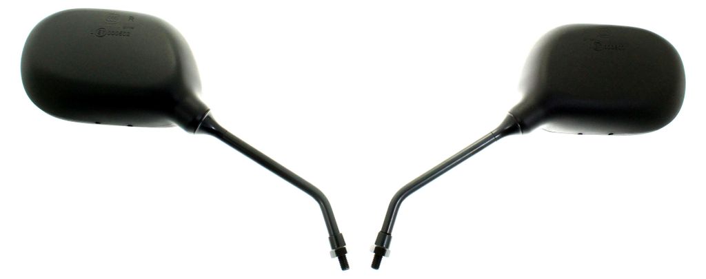 Set ovale motorfietsspiegels, 8 mm schroefdraad | Power Productafbeelding 