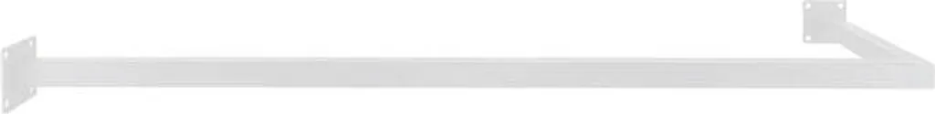Asta Appendiabiti Angolare Bianca ÜBERECK L90xP30 per Ingresso