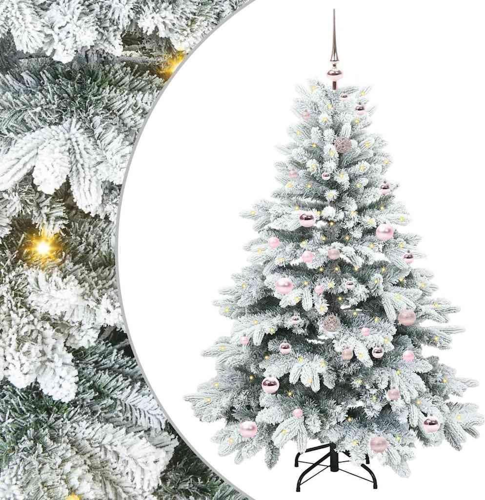 "Schlussverkauf" Künstlicher Weihnachtsbaum(1 pc) - Kunstbaum/Tannenbaum - mit 150 LEDs Weiß 150 cm PE und PVC C7963
