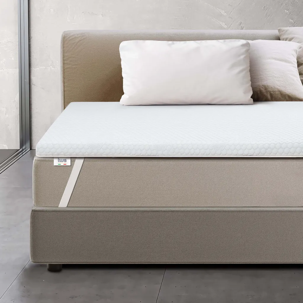 Surmatelas Mémoire de Forme The White Stone 70x200 cm pour Lit Simple