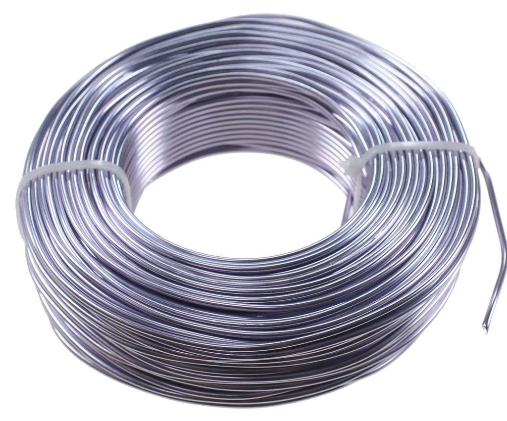 60m Aluminiumdraht Ø 2mm Aludraht Basteldraht Dekodraht Produktbild 