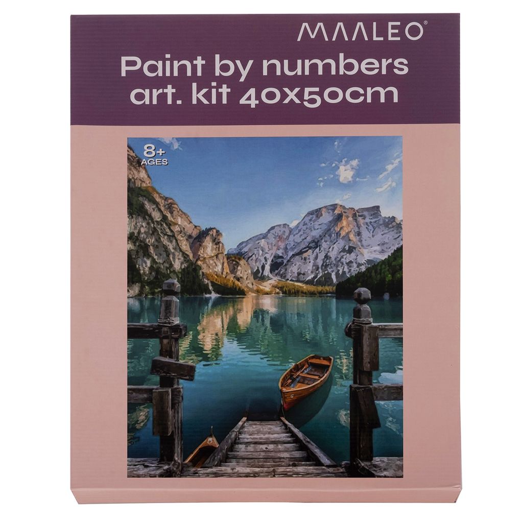 Maaleo 22785 Malowanie liczbami - Pejzaż górski 40 x 50 cm Zdjęcie produktu 11