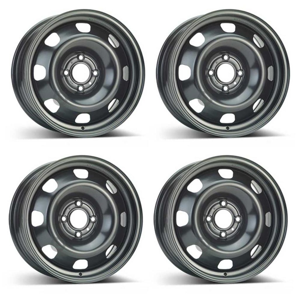 4 Stahlfelgen Alcar 9695 6.5Jx16 ET31 4x108 für Peugeot 307