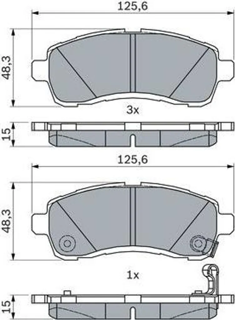 Plateaux Frein Avant Haute Performance Mazda 2 1.3 1.6 Années 07-15