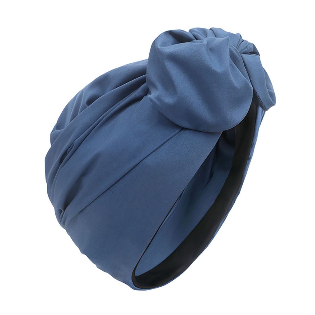 Kreuz-Kopftuch für Damen, einfarbig, mit Schleife, Bandana, Produktbild 