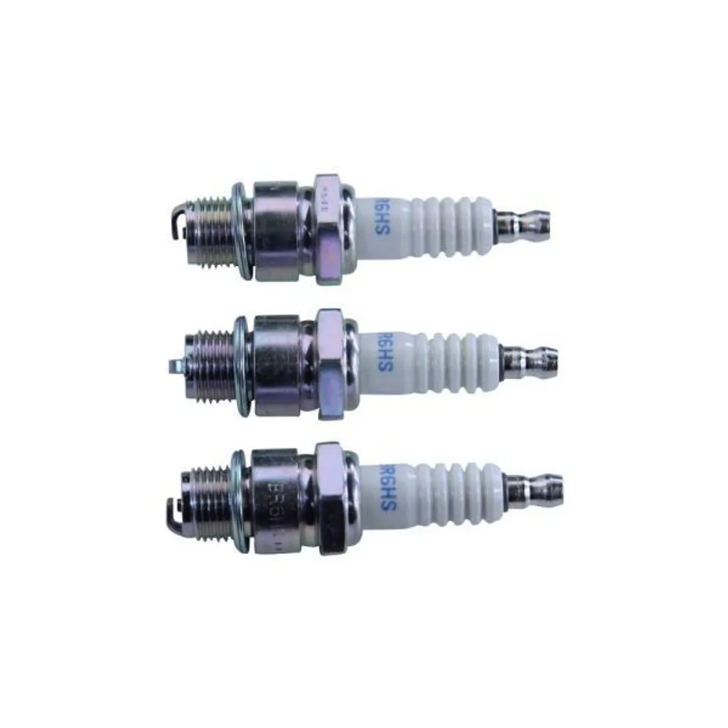 Set 3x Candela NGK BR6HS 3922 - Per Motoseghe, Generatori e Scooter