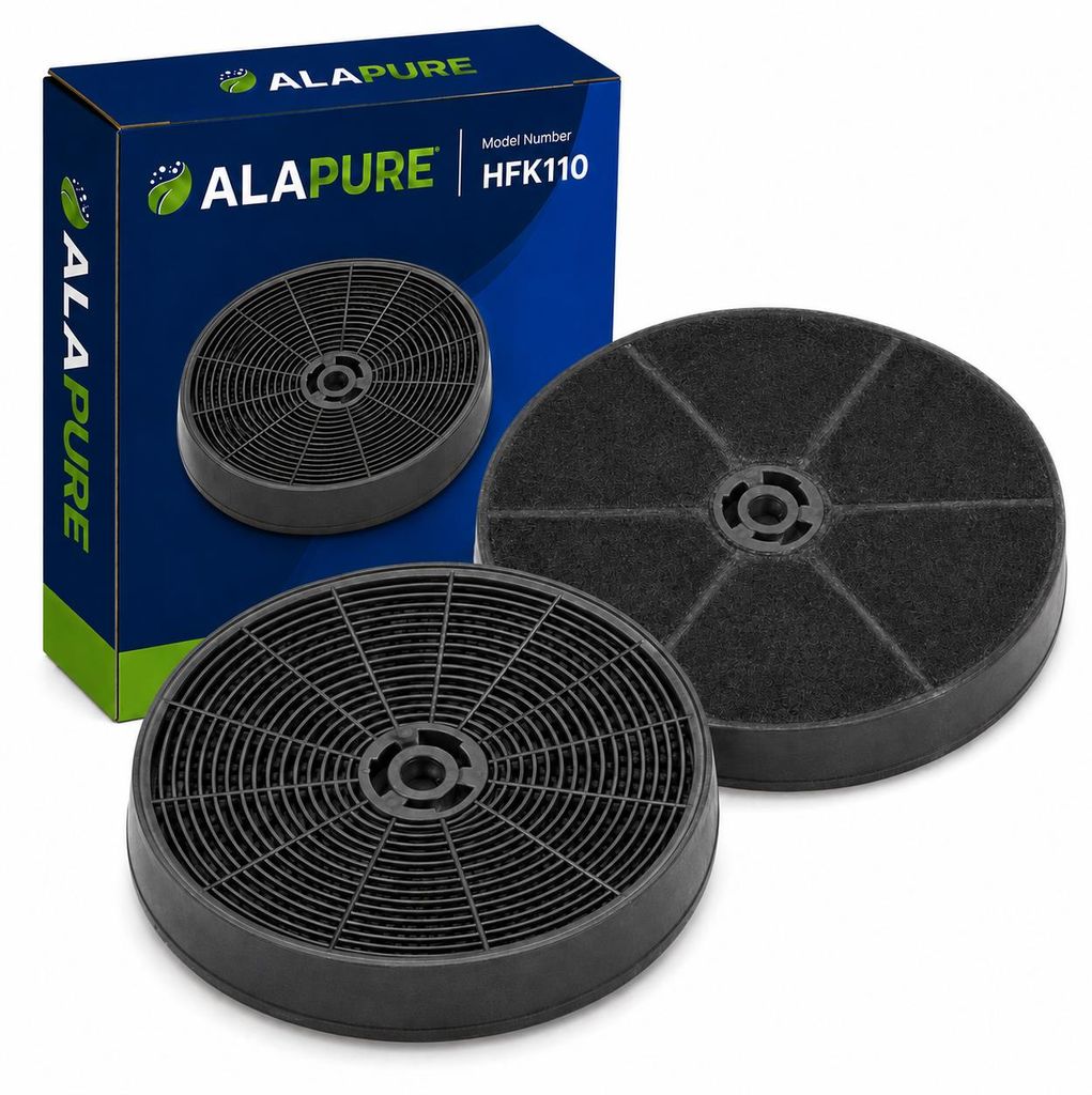 Alapure koolstoffilter, geschikt voor Mican FWP-18 / Productafbeelding  AI-gegenereerde afbeelding