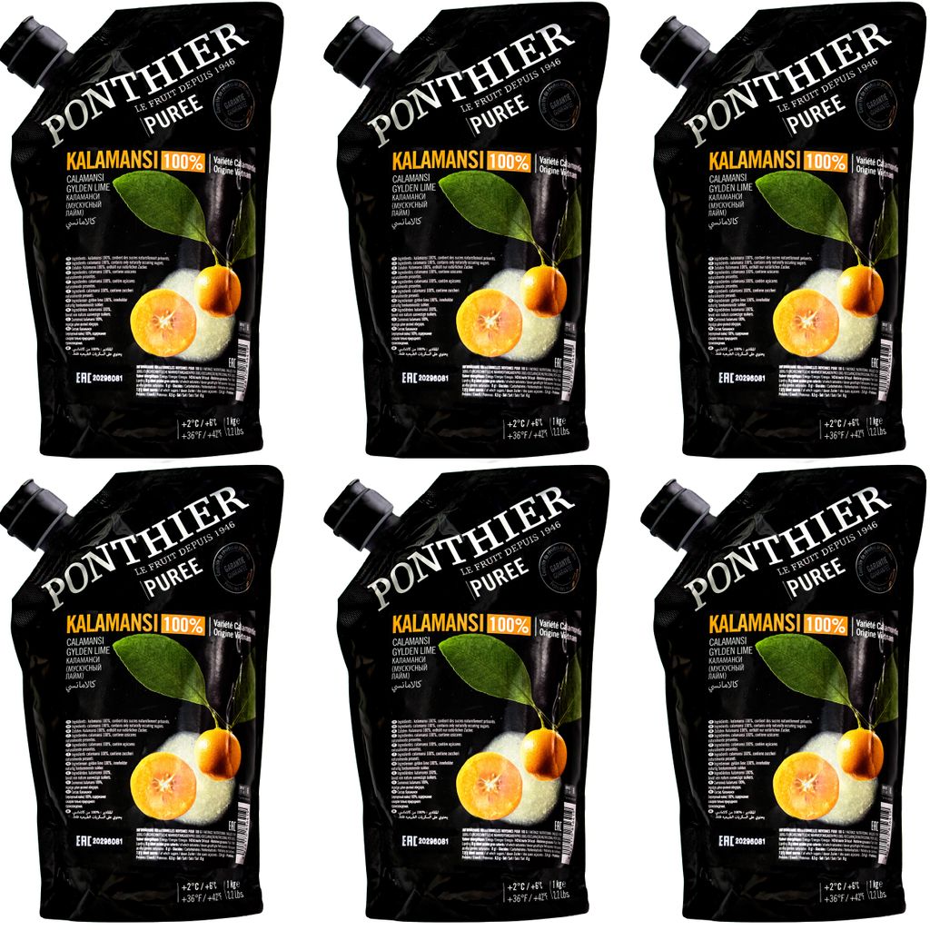 Ponthier KALAMANSI PÜREE Zitrus-Frucht-Püree 6x 1KG Produktbild 