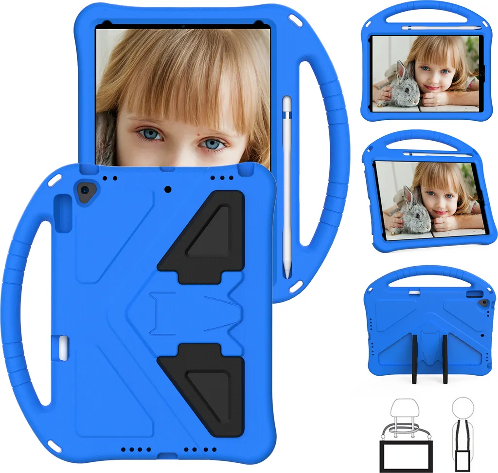 Custodia iPad 10.2 Bambini con Maniglia - Cover EVA Antiurto Leggera