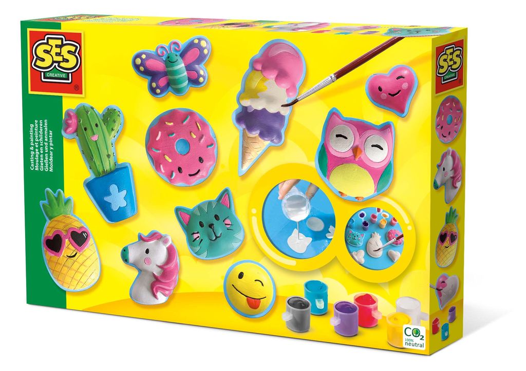 Figurines joyeuses moulées en plâtre SES 01133 Image du produit 