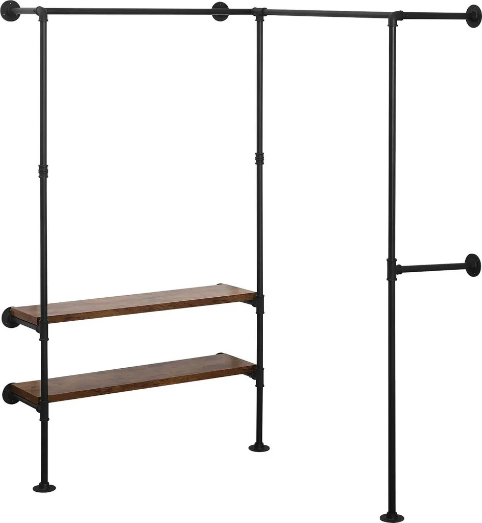 Penderie murale pour gain de place et organisation dressing d'angle