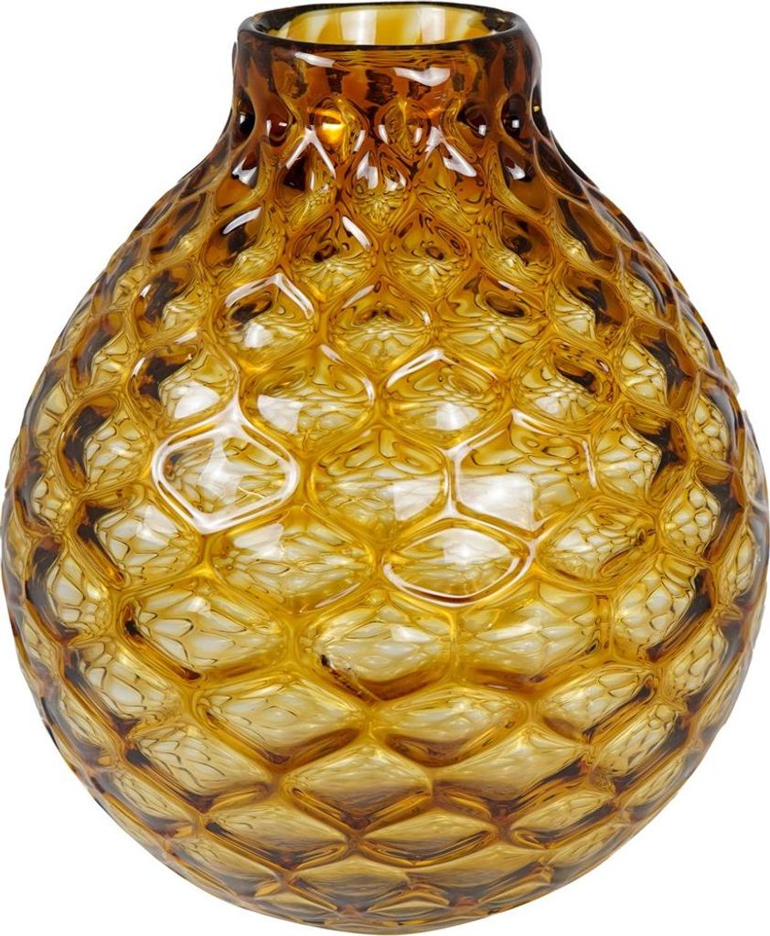 Kaheku Vase Roccella Optik amber 30 Ø 34h 1150007261