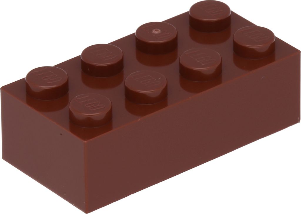 Lego 2x4 Stein 3001 - 1 Stück Rotbraun